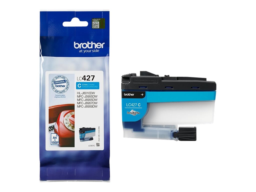 BROTHER Cyan Ink Cartridge - 1500 Pages BROTHER Cyan Ink Cartridge - 1500 Pages