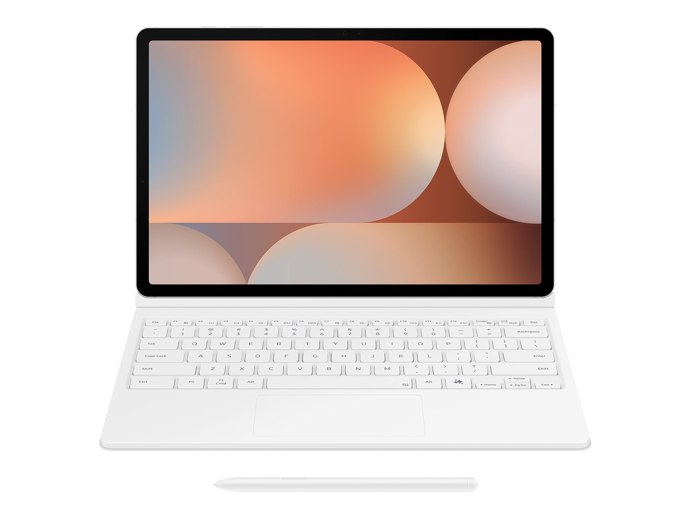 SAMSUNG Book Cover Keyboard für Tab S10+/S9+/S9 FE+ White