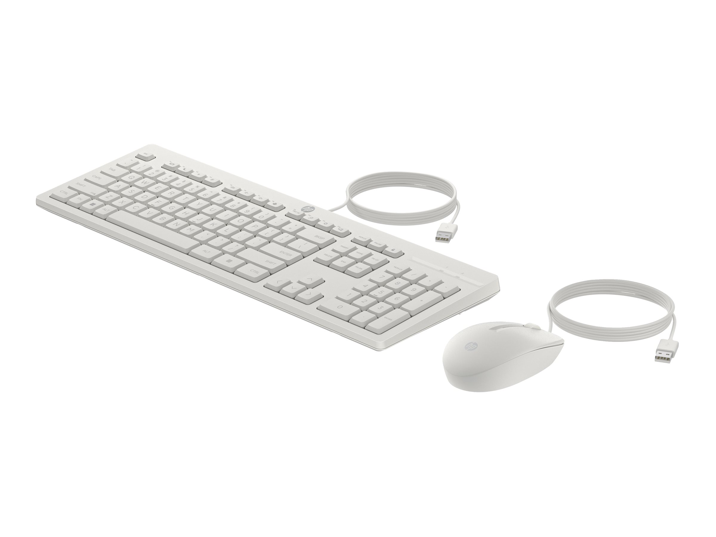 HP 225 Wired Mouse and Keyboard Combo Cashmere White