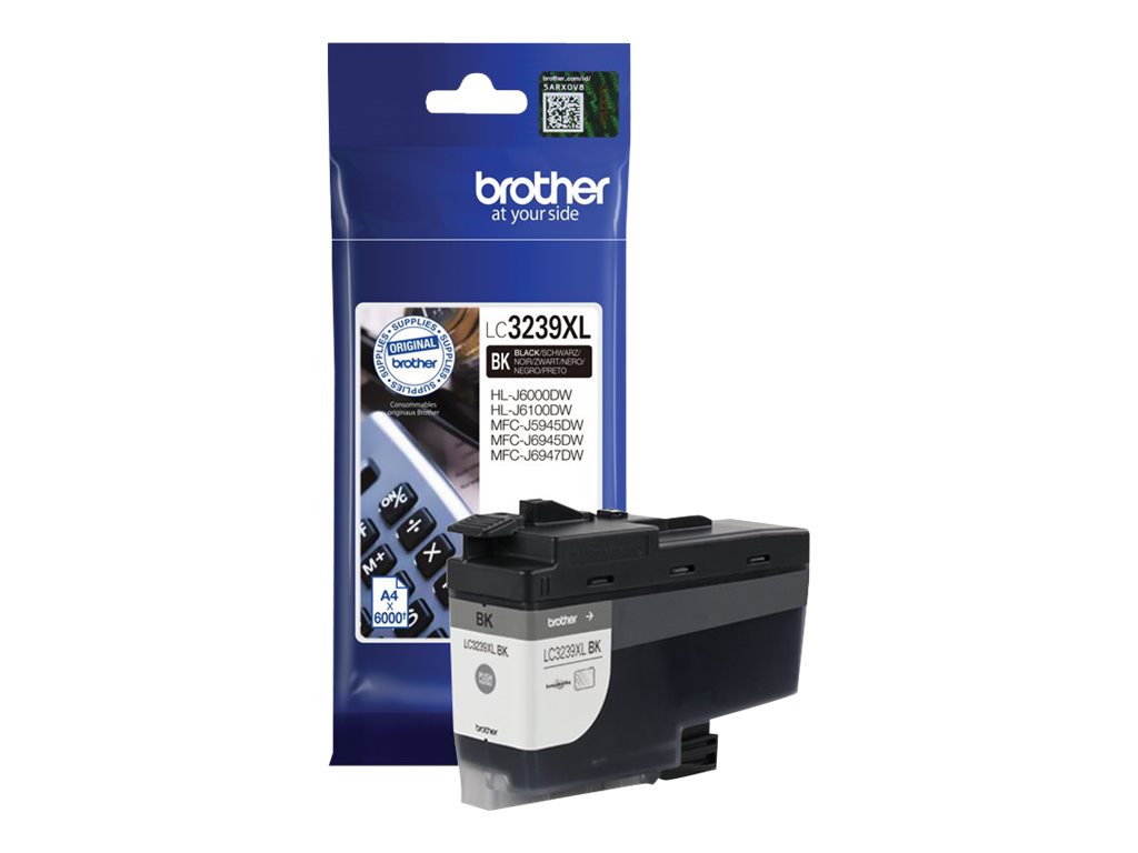 BROTHER LC-3239XLBK/ Ink cartridge black f/HL-J6000DW, -J6100DW, MFC-J5945DW, -J6945DW, -J6947DW
