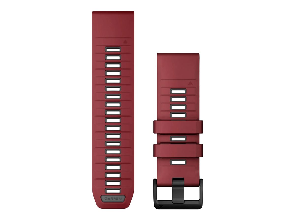 GARMIN QuickFit-Armband 26 mm Silikon Marsala/Graphit (010-13393-06)