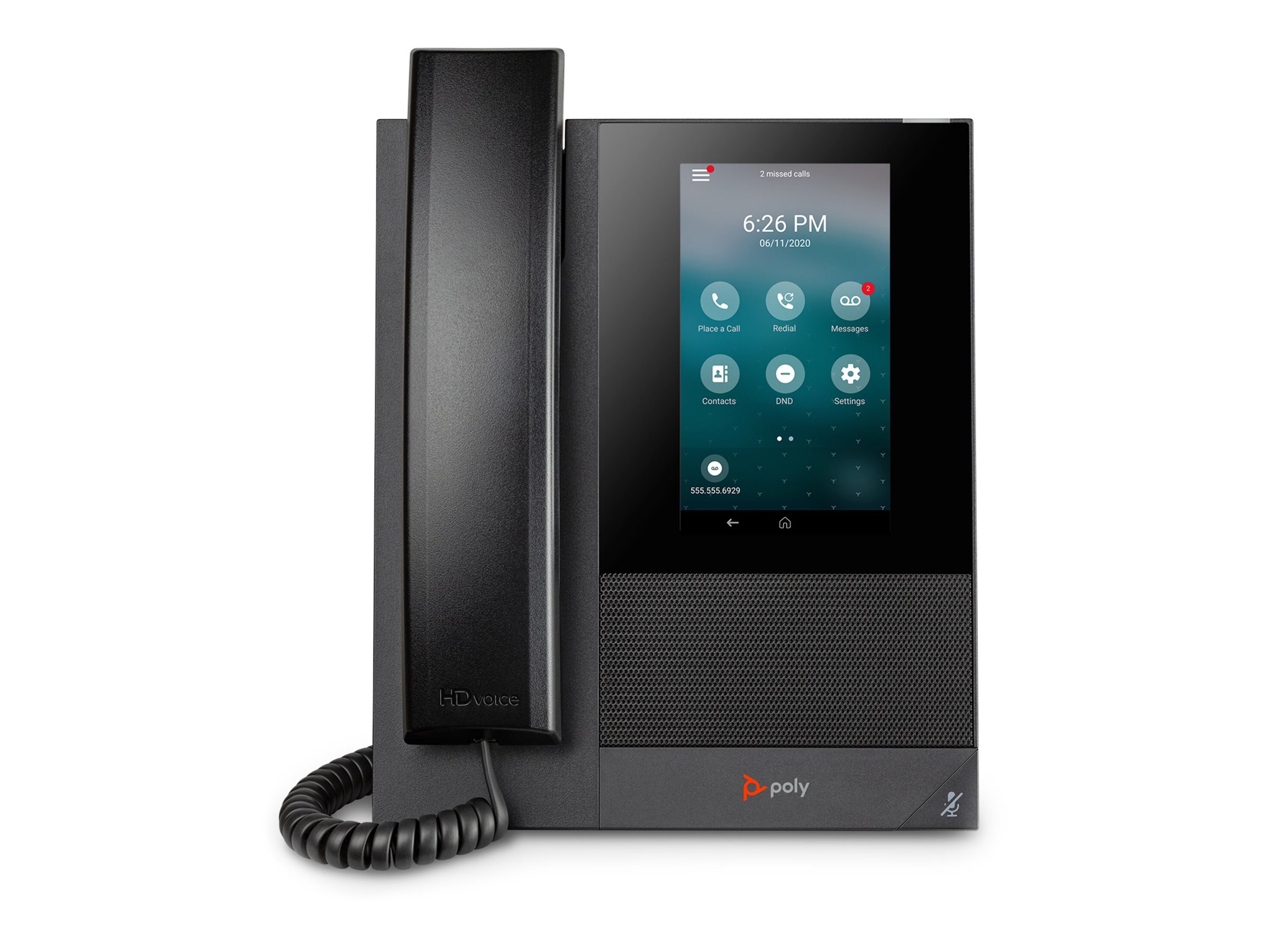 HP Poly CCX 400 Phone SIP (PoE, ohne Netzteil)