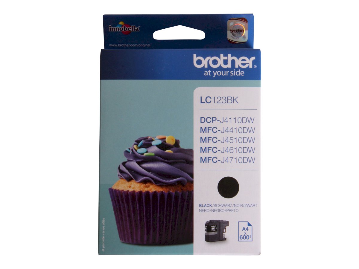 BROTHER LC123BK Schwarz Tintenpatrone