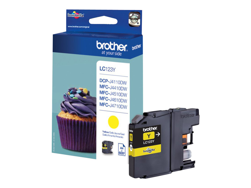 BROTHER LC123Y Gelb Tintenpatrone