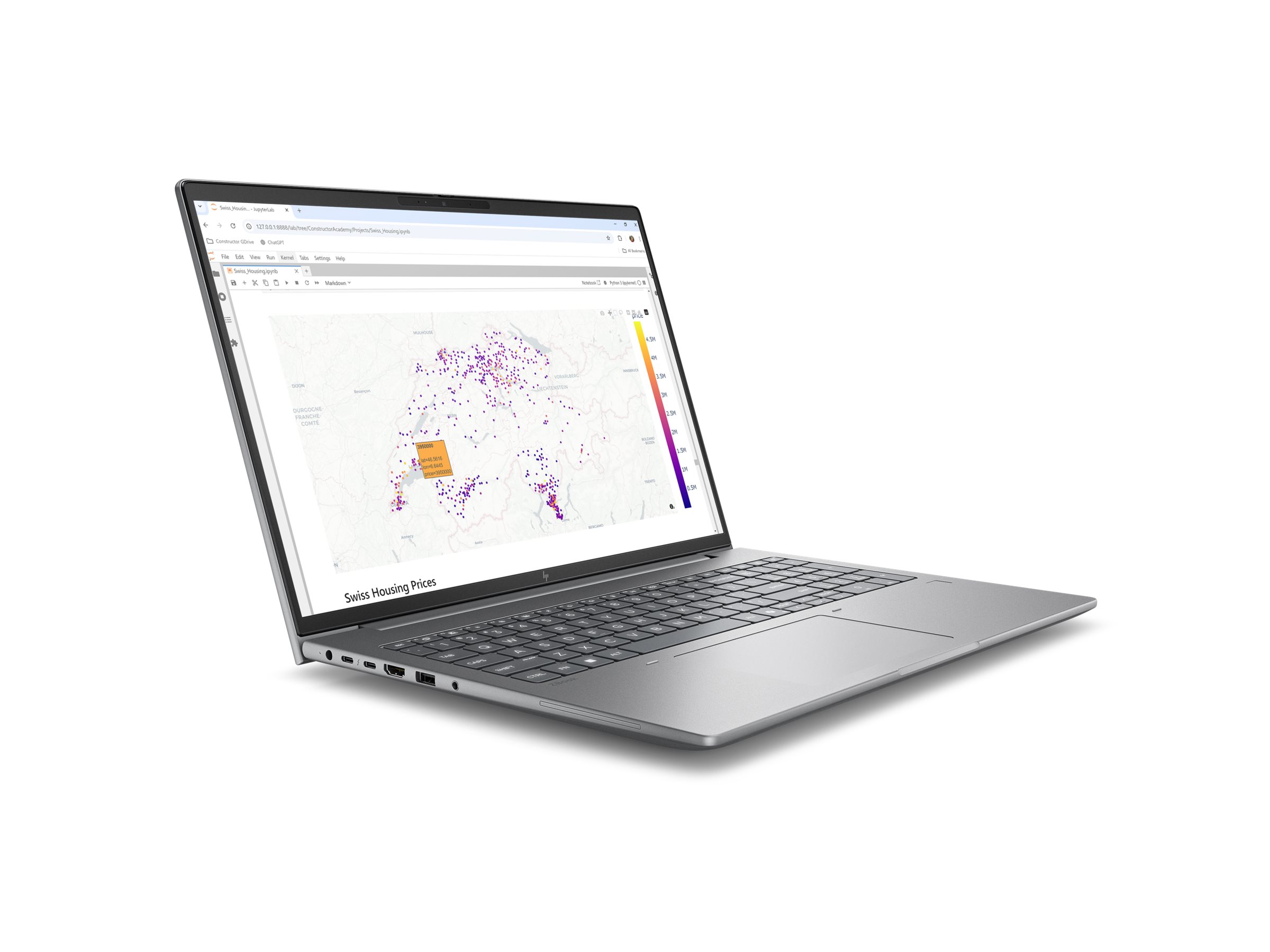 HP ZBook 8 G2i 40,6cm (16") Ultra 7 356H 32GB TB W11P