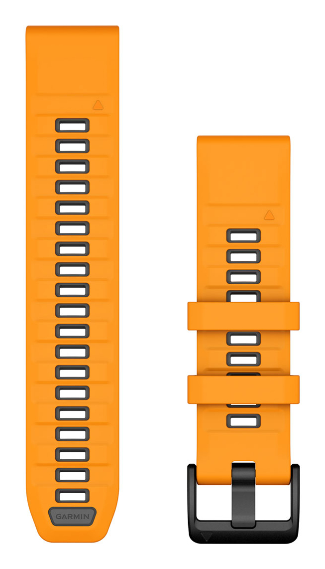 GARMIN QuickFit-Armband 22 mm Silikon Spark Orange/Graphit (010-13392-01)