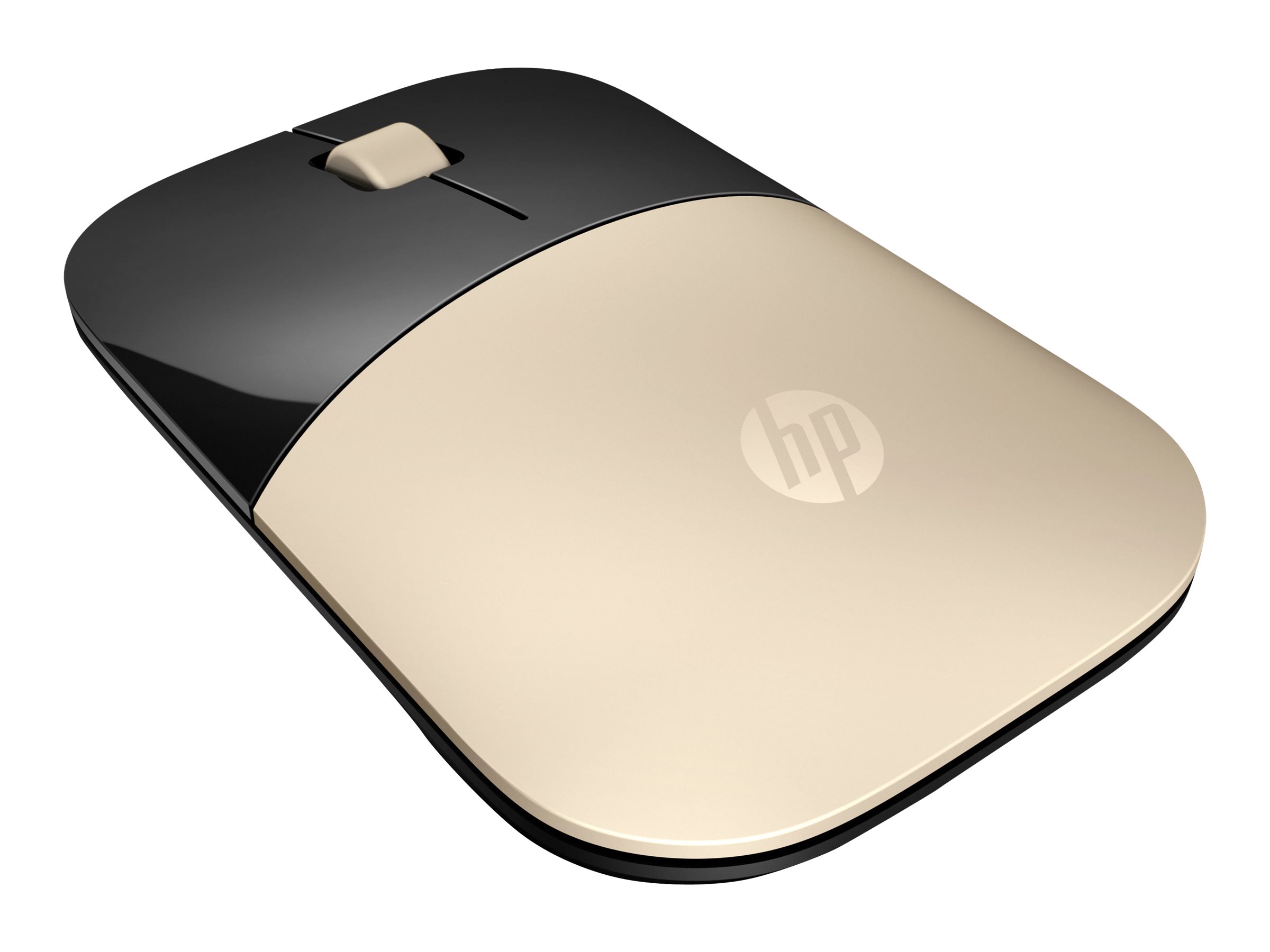 HP Z3700 Maus blue Led drahtlos 2.4 GHz kabelloser Empfänger USB Gold (X7Q43AA)