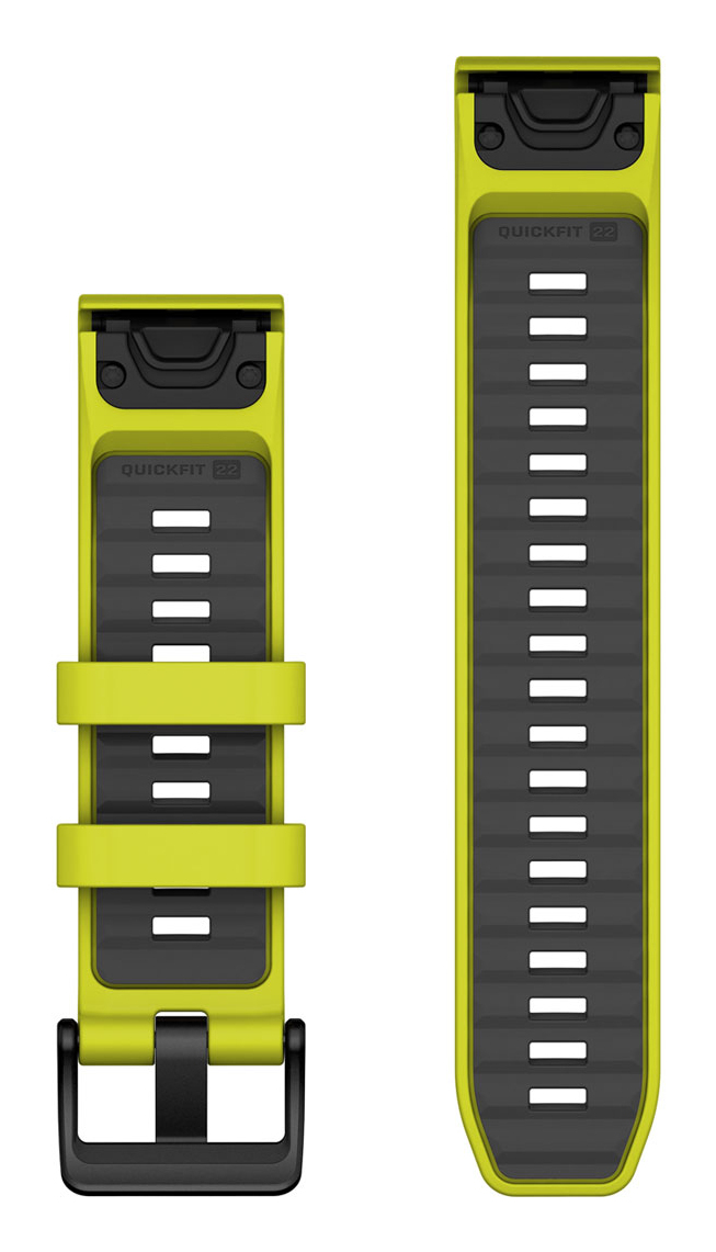 GARMIN QuickFit-Armband 22 mm Silikon Amp Yellow/Graphit (010-13392-08)